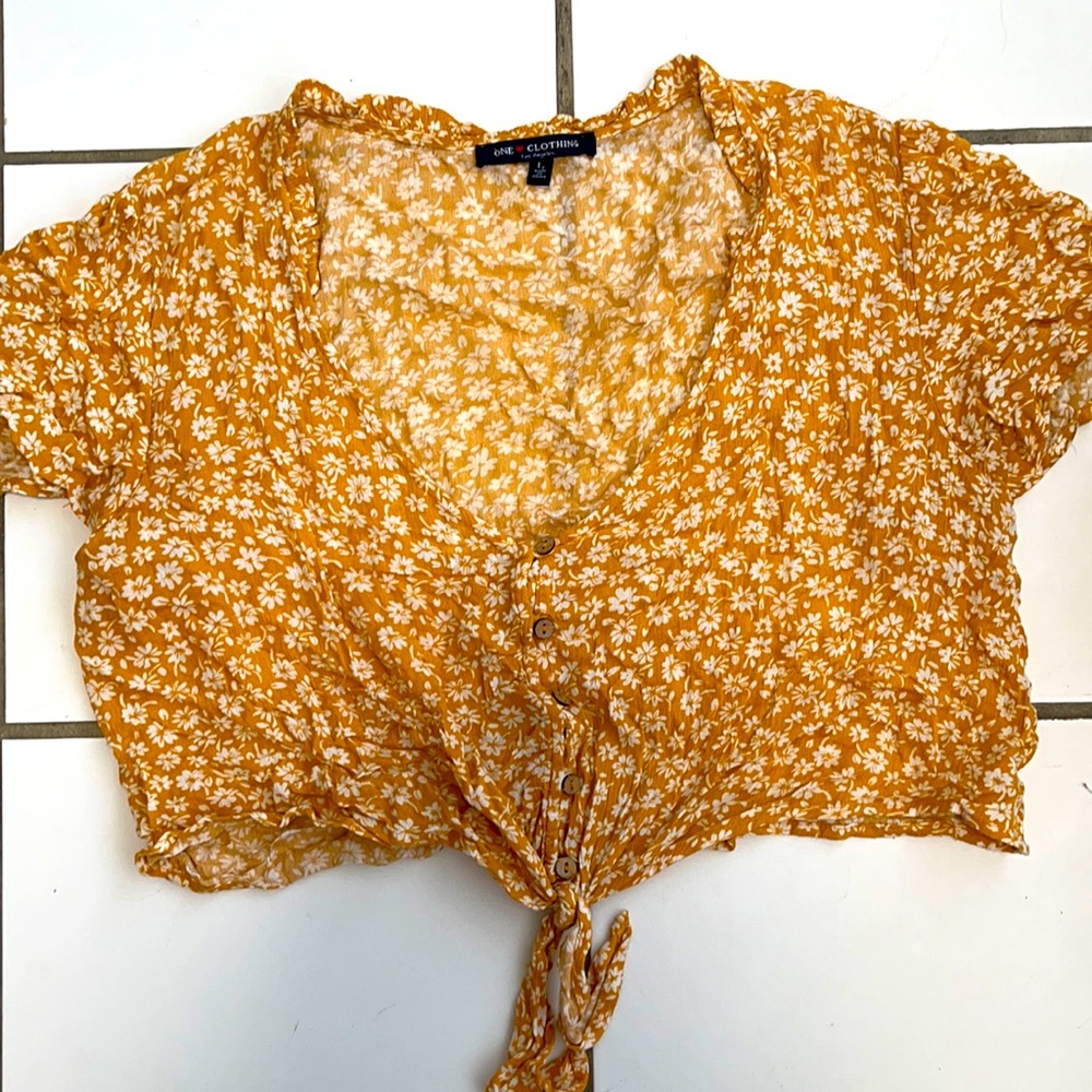 Floral Crop Top